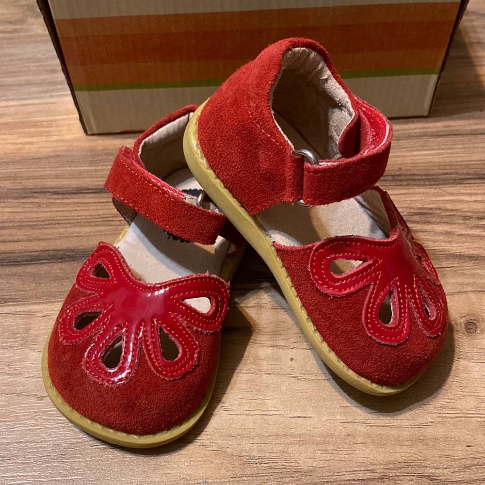 Livie & Luca Red Velvet Petals 4 Toddler